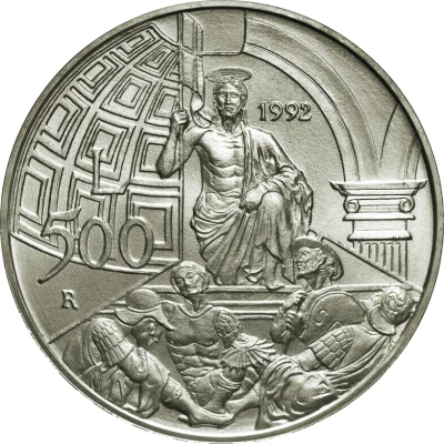 500 Lire Piero della Francesca back