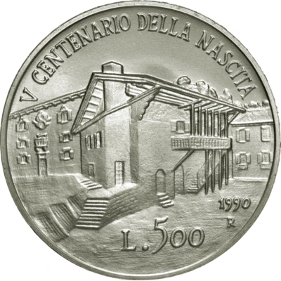500 Lire Tiziano Vecellio back
