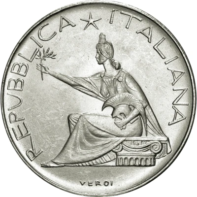 500 Lire Unification Centennial front