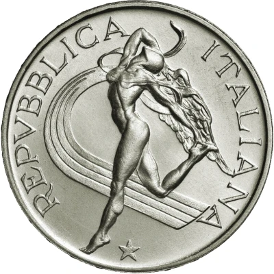 500 Lire World Athletic Championships front