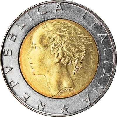 500 Lire front