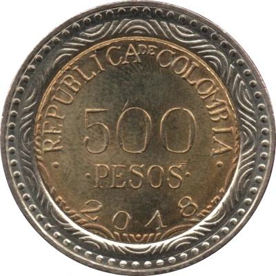 500 Pesos front