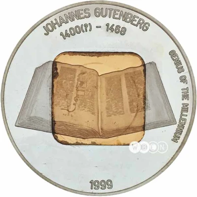 500 Tögrög Johannes Gutenberg back