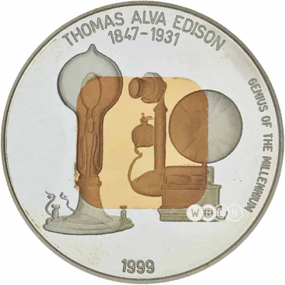 500 Tögrög Thomas Alva Edison back