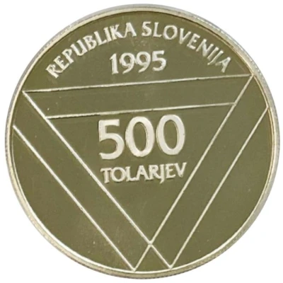 500 Tolarjev Aljaž turret front