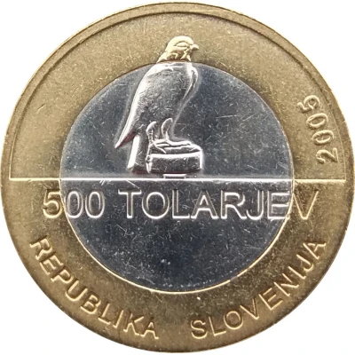 500 Tolarjev Centennial of Slovene Sokol Association front