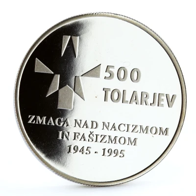 500 Tolarjev Defeat of Fascism back