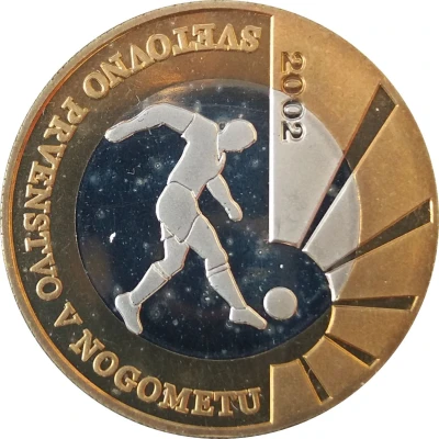 500 Tolarjev Soccer World Championship front