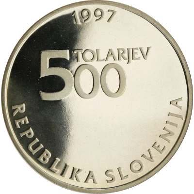 500 Tolarjev Zois Žiga front