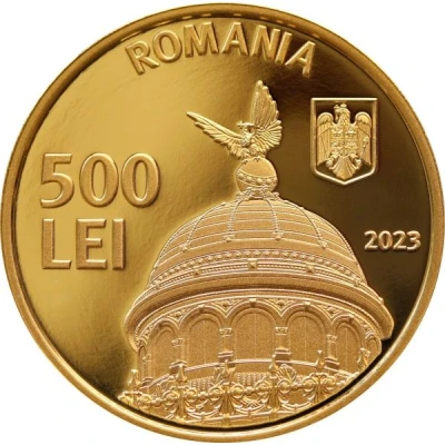 500 lei Constitution of Greater Romania front