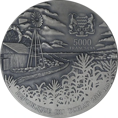 5000 Francs CFA Brenham Meteorite front