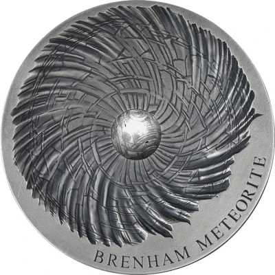 5000 Francs CFA Brenham Meteorite back