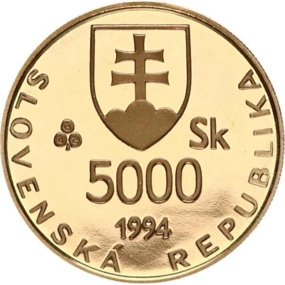 5000 Korún Svätopluk front