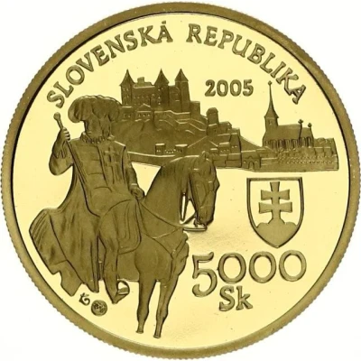 5000 Korun Leopold I front