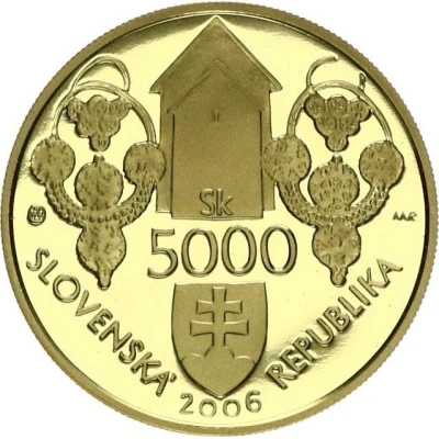 5000 Korun Mojmír II front