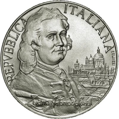 5000 Lire Giovanni Antonio Canal ND front