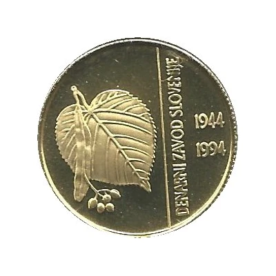 5000 Tolarjev Monetary Institute of Slovenia back