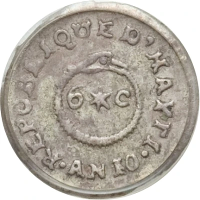 6 Centimes Western Republic front