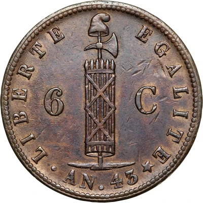 6 Centimes back