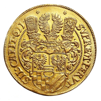 6 Ducats - Charles II back