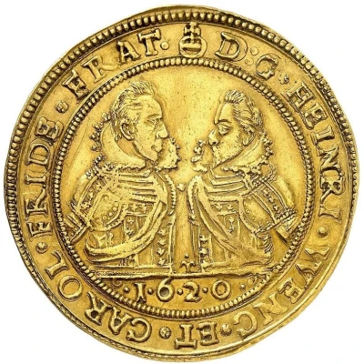 6 Ducats - Henry Wenceslaus and Charles Frederick I front