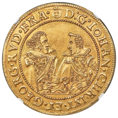 6 Ducats - Johann Christian and Georg Rudolf front