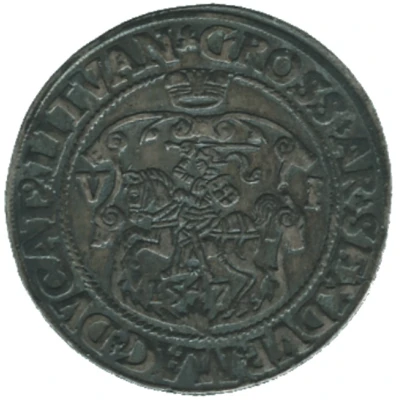 6 Groats - Sigismund II Augustus back