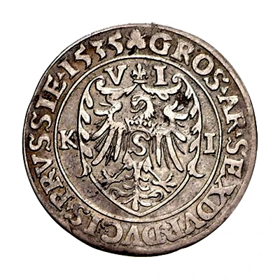 6 Gröscher - Albert of Hohenzollern back