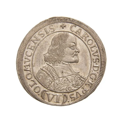 6 Kreuzers - Charles II of Liechtenstein-Kastelkorn front