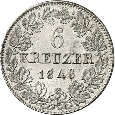 6 Kreuzers - Charles back