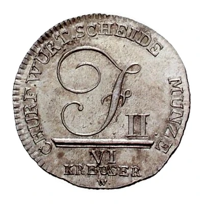 6 Kreuzers - Frederick II front