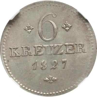 6 Kreuzers - William II back