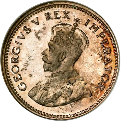 6 Pence - George V SUID-AFRIKA 6D front