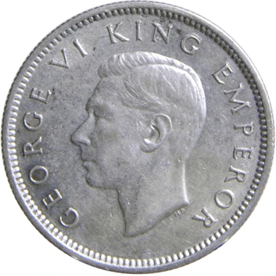 6 Pence - George VI 1st type front