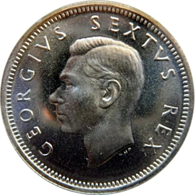 6 Pence - George VI SUID AFRIKA - SOUTH AFRICA front