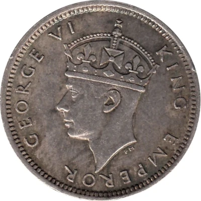 6 Pence - George VI front