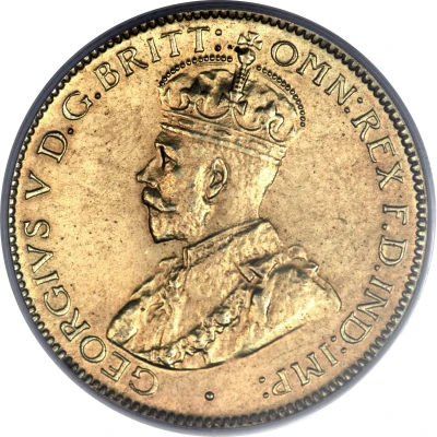 6 Pence - George V front