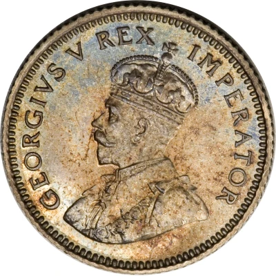 6 Pence - George V front