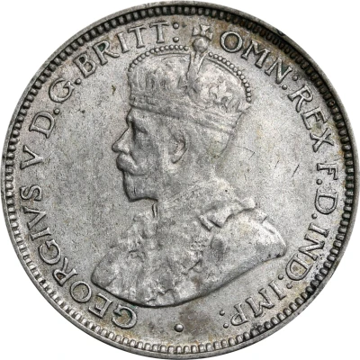 6 Pence - George V front