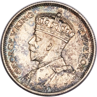 6 Pence - George V front