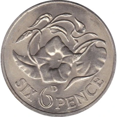 6 Pence back