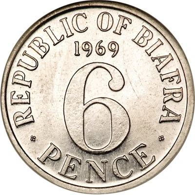 6 Pence back