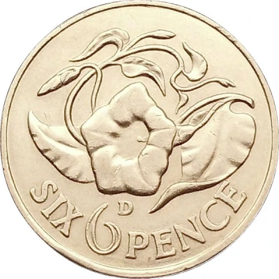 6 Pence back