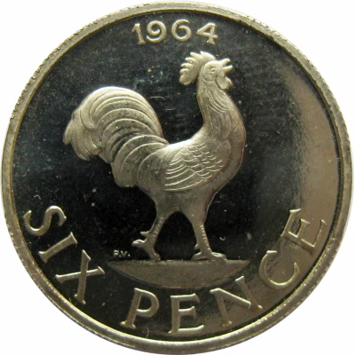 6 Pence back