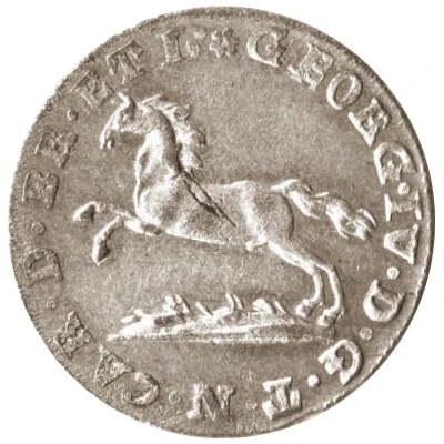 6 Pfennige - George IV front