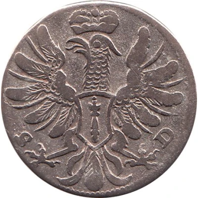 6 Pfennigs - Frederick III front