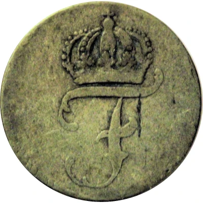 6 Pfennigs - Frederick II front