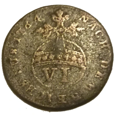 6 Pfennigs - George III back