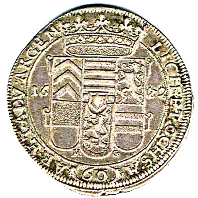 60 Kreuzer - Frederick Casimir of Hanau-Lichtenberg back