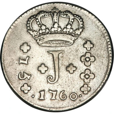 75 Réis - José I Province of Minas Gerais; Bahia and Rio de Janeiro Mints front